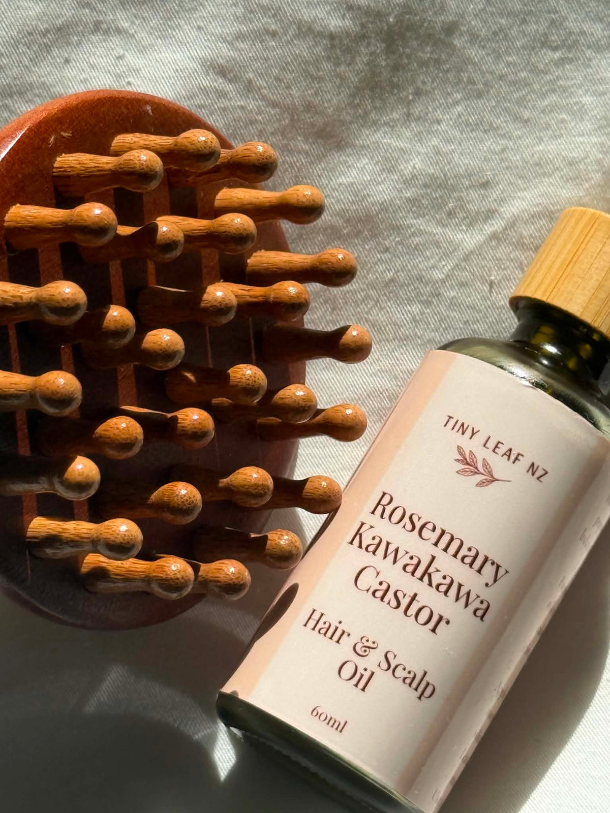 Rosemary Hair Growth Ritual | Hair Oil + Scalp Massage Brush