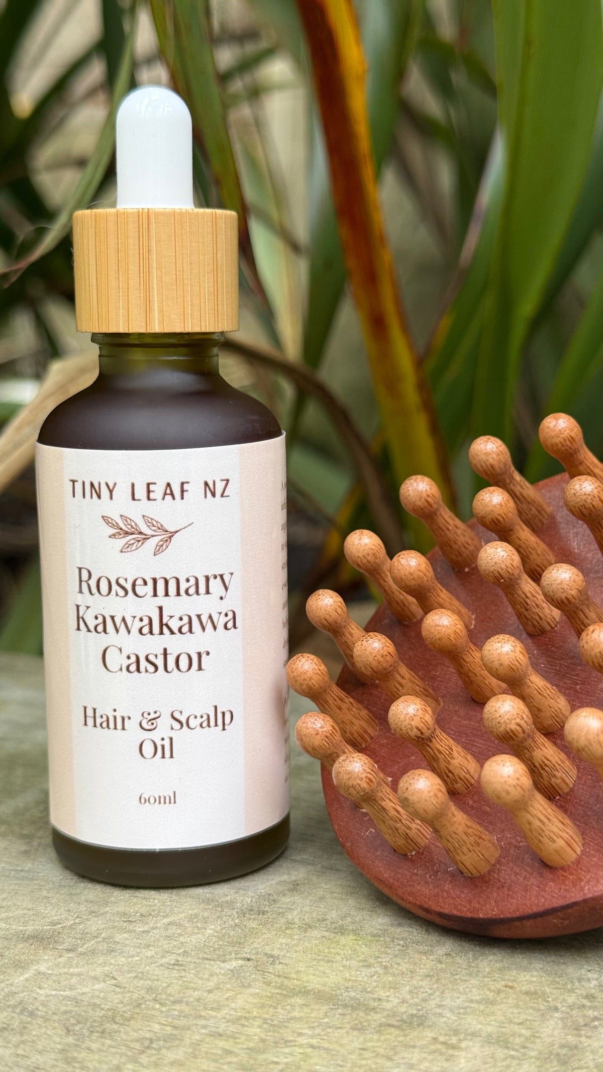 Rosemary Hair Growth Ritual | Hair Oil + Scalp Massage Brush