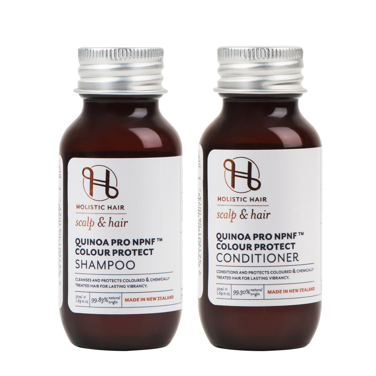 Quinoa Pro NPNF™ Colour Protect Shampoo & Conditioner 50ml Travel Set